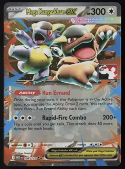 Pokemon Mega Kangaskhan ex - 104/132 Prize Pack Series 8 Holo Pack Fresh - NM - Image 1