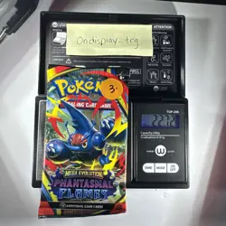 22.72g Mega Evolution Phantasmal Flames Pokemon Booster Pack - Sealed - Image 1