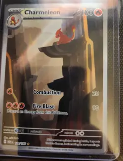 Pokemon TCG Charmeleon 169/165 SV: 151 Daisy's Help, GIOVANNI CHARISMA - Image 1