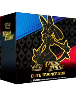 Pokemon TCG Sword & Shield Crown Zenith ETB Elite Trainer Box Factory Sealed - Image 1