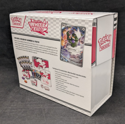 Pokemon White Flare EMPTY ETB + Dividers, Booklet, Dice, and Condition Markers - Image 3