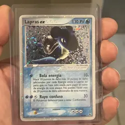 Pokemon Lapras ex 99/109 Swirl! 2003 EX Ruby & Sapphire PACK FRESH Minty–Spanish - Image 1