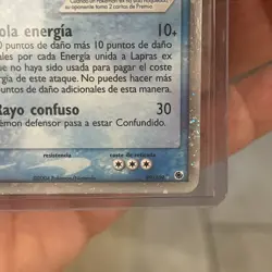 Pokemon Lapras ex 99/109 Swirl! 2003 EX Ruby & Sapphire PACK FRESH Minty–Spanish - Image 4