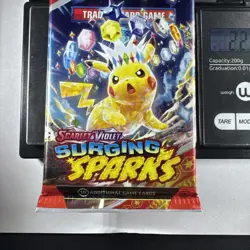 22.65g Surging Sparks Pokemon Booster Pack - Sealed - Image 2