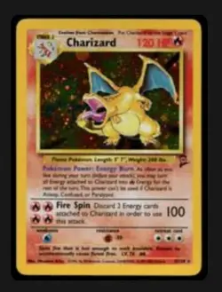 Pokemon Charizard Base Set 2 Unlimited Holo 4/130 Excellent LP Fast Ship - Image 1