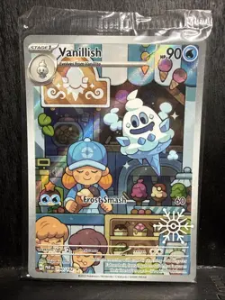 Pokemon TCG Vanillish 190/182 Art Rare Promo Sealed – Snowflake Stamped - Image 1