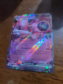 Team Rocket's Mewtwo EX 081/182 Double Rare Pokemon Destined Rivals Near Mint - Image 1