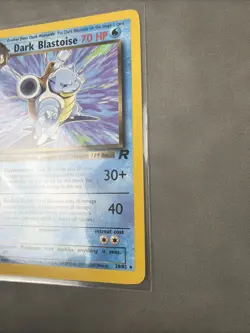Pokemon Dark Blastoise Team Rocket 20/82 Non Holo Rare Vintage Hp/Mp - Image 4