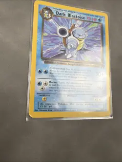 Pokemon Dark Blastoise Team Rocket 20/82 Non Holo Rare Vintage Hp/Mp - Image 5