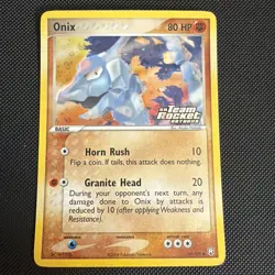Pokemon Onix 69/109 Team Rocket Returns Reverse Holo Stamped LP or Better - Image 1