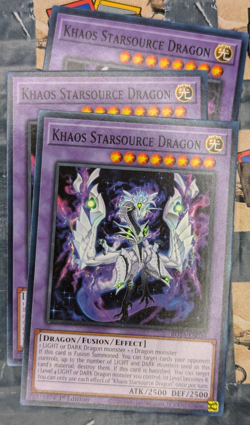 [3x] Khaos Starsource Dragon 🐉 ROTA-EN034 Common 1st Ed. NM Yu-Gi-Oh! - Image 2