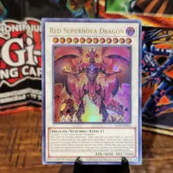 Yu-Gi-Oh! Red Supernova Dragon 1st Edition Ultra Rare GFTP-EN045 Near Mint NM - Image 1