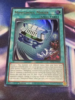 Yu-Gi-Oh! TCG Mimighoul Maker MP25-EN238 Ultra Rare Yugioh NM/M - Image 1