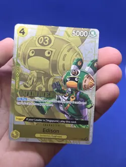 One Piece Winner Pack 2024 Oct-Dec Edison OP07-100 Stamped Promo NM/LP - Image 2