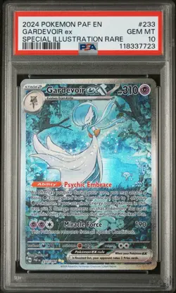 Pokemon TCG Gardevoir EX Special Illustration Paldean Fates Card 233/091 PSA 10 - Image 1