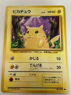Auth Pokemon Card Pikachu No.025 LV.12 HP40 Old Back Japanese 2set from Japan - Image 4