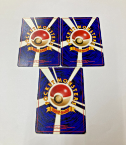 Auth Pokemon Card Lt. Surge's Pikachu No.025 Old Back Japanese 3set from Japan - Image 2