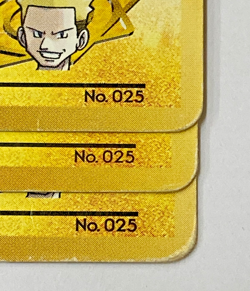 Auth Pokemon Card Lt. Surge's Pikachu No.025 Old Back Japanese 3set from Japan - Image 3