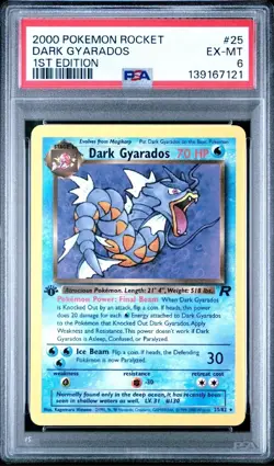 Dark Gyrados 1st Edition Non Holo Pokemon Card - Image 2
