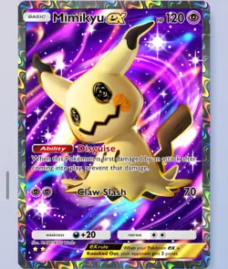 [FAST] Pokemon TCG Pocket - Mimikyu Ex - 2⭐ Card - English FA Full Art - Image 1