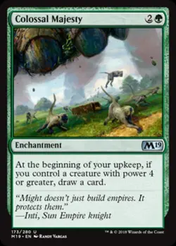 MTG - Colossal Majesty - Magic 2019 Core Set - Light Play - Normal - Image 1