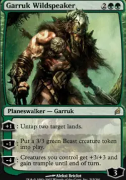 MTG English Garruk Wildspeaker NM Normal Lorwyn - Image 1