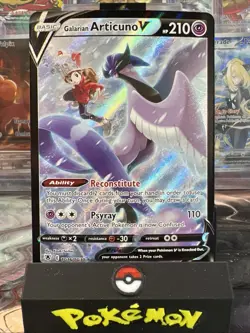 Galarian Articuno V TG16/TG30 Astral Radiance FA Ultra Rare Holo Pokemon Card NM - Image 1
