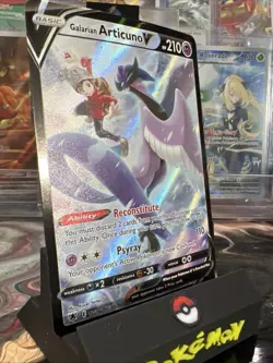 Galarian Articuno V TG16/TG30 Astral Radiance FA Ultra Rare Holo Pokemon Card NM - Image 3