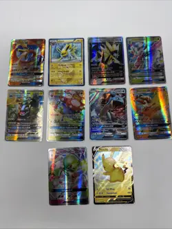 Pokemon GX & V Card Lot Pikachu V Blaziken GX Lapras GX Gardevoir GX Ho-Oh GX - Image 1