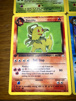 Marril / Denryu / Beiriifu / Watakko 4 Card Bundle 1st Edition TCG Pokemon Fakes - Image 4