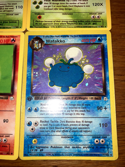 Marril / Denryu / Beiriifu / Watakko 4 Card Bundle 1st Edition TCG Pokemon Fakes - Image 5