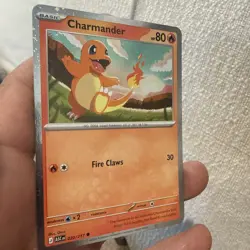 Charmander ASC 020/217 Cosmos Holo Promo SWIRL Ascended Heroes Pokemon Card - Image 2
