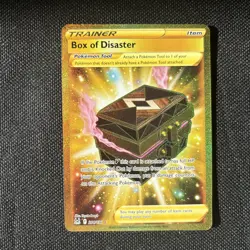 Pokemon Card - Box of Disaster Lost Origin 214/196 Secret Rare Full Art Holo - Image 1