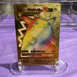 Pokemon Pikachu VMAX Gold Foil Card - Image 1