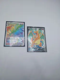 Pokemon Card Lot - Charizard VSTAR & Charizard V Sword & Shield Holo English - Image 1