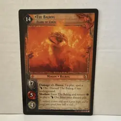 Decipher The Balrog Flame of Udun Minion Lord of the Rings TCG Card 2R52 - Image 1