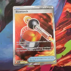 Pokemon TCG Holo Rare Blowtorch Trainer Card #117/94 Near Mint Condition - Image 1