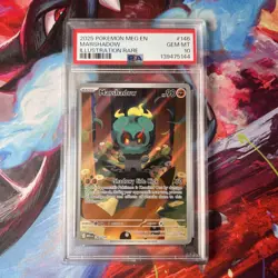 Pokemon TCG Marshadow Mega Evolution Illustration Rare Card 146/132 PSA 10 - Image 1