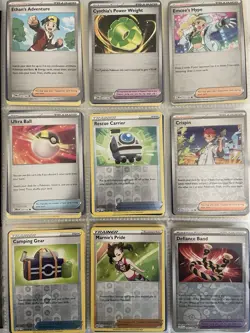LOT 45 Pokemon Cards Holo Full Art Trainer Mela Hop Lt Surges Bargain Gordie Arv - Image 2