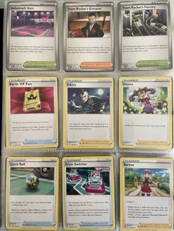 LOT 45 Pokemon Cards Holo Full Art Trainer Mela Hop Lt Surges Bargain Gordie Arv - Image 4