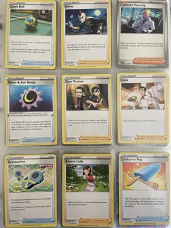 LOT 45 Pokemon Cards Holo Full Art Trainer Mela Hop Lt Surges Bargain Gordie Arv - Image 5