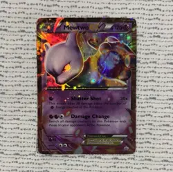 Pokemon Mewtwo EX XY Holo Rare 170 HP XY107 Basic TCG Card English - Image 1