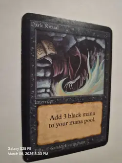 MP Dark Ritual, MTG, Alpha, Magic the Gathering, MP - Image 2