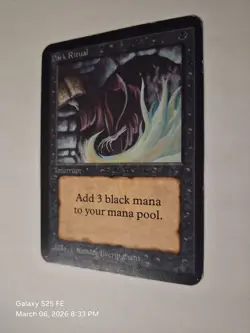 MP Dark Ritual, MTG, Alpha, Magic the Gathering, MP - Image 3