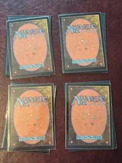 MtG Daze X4 From Nemesis Signed By Artist Matthew D. Wilson LP/MP PLAYSET - Image 2