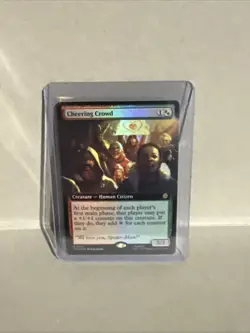 MTG Cheering Crowd (Extended Art) Marvel's Spider-Man Foil - Image 1