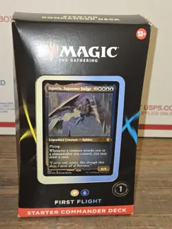 New & Sealed! Magic The Gathering Starter Commander Deck - First Flight MTG - Image 1