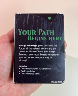 Open Box- Magic the Gathering Green Mage Starter Deck 2019, 2 Sealed Decks, READ - Image 3