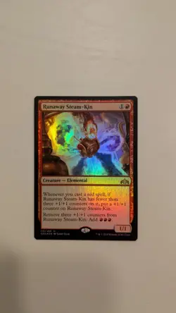 Magic The Gathering MTG Guilds of Ravnica - Runaway Steam-Kin (Foil) - Image 1