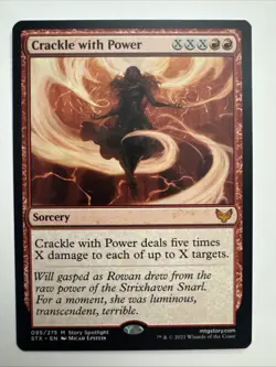 Crackle with Power Strixhaven: School of Mages Regular - Image 1